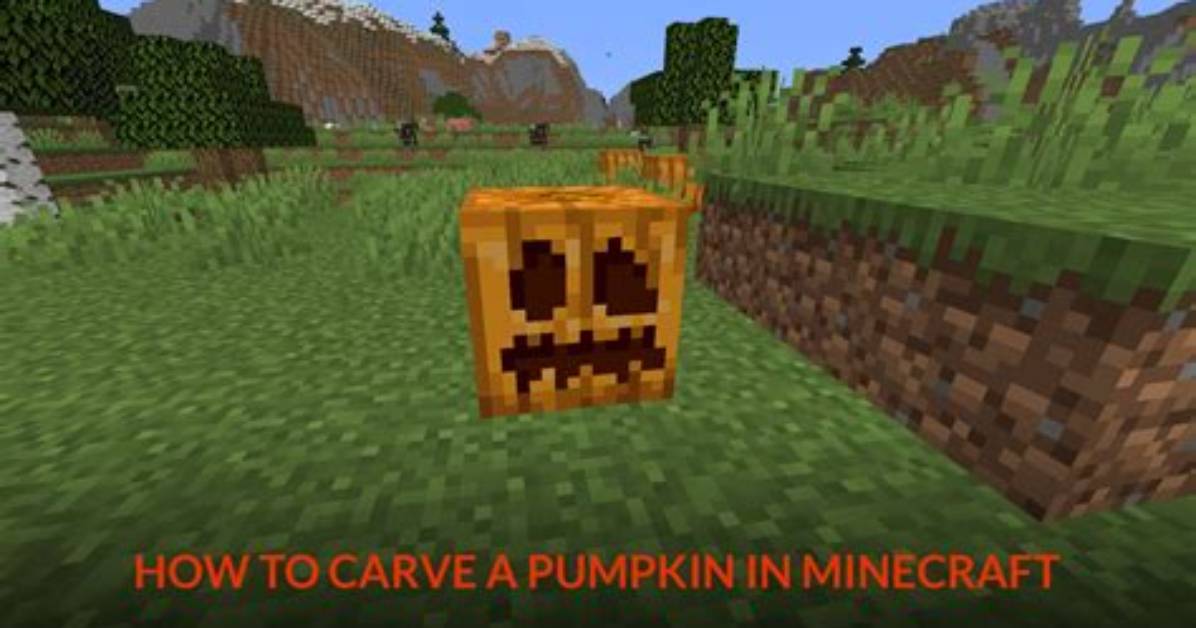 How to Carve Pumpkins Minecraft