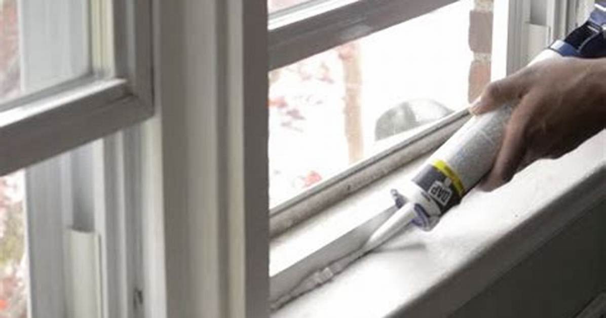 How to Caulk Windows Inside?