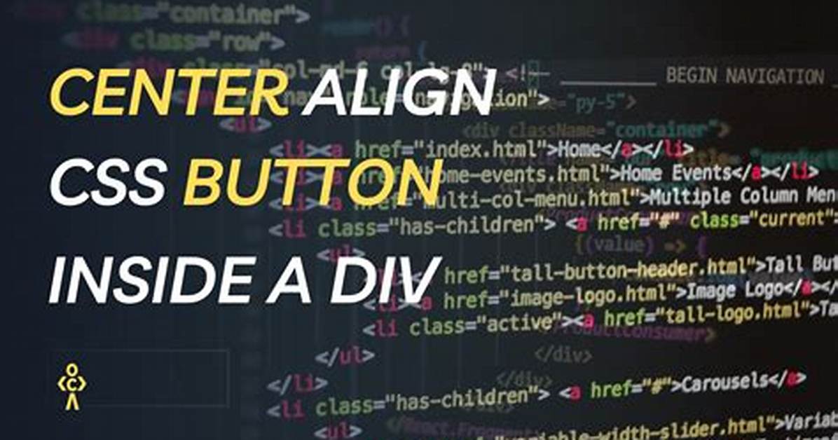 How to Center a Button Within a Div?