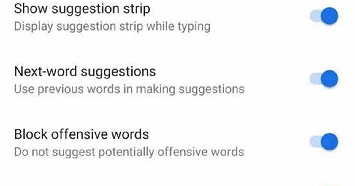How to Change Autocorrect on Android?