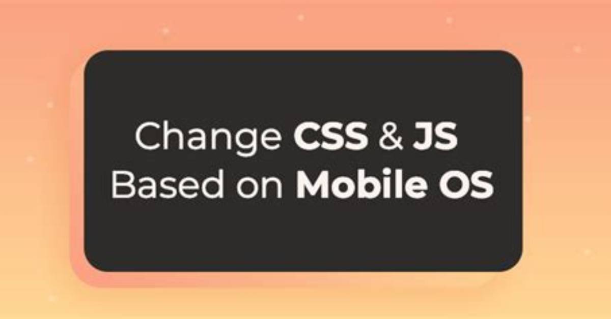 How to Change Css Based on Mobile Device?