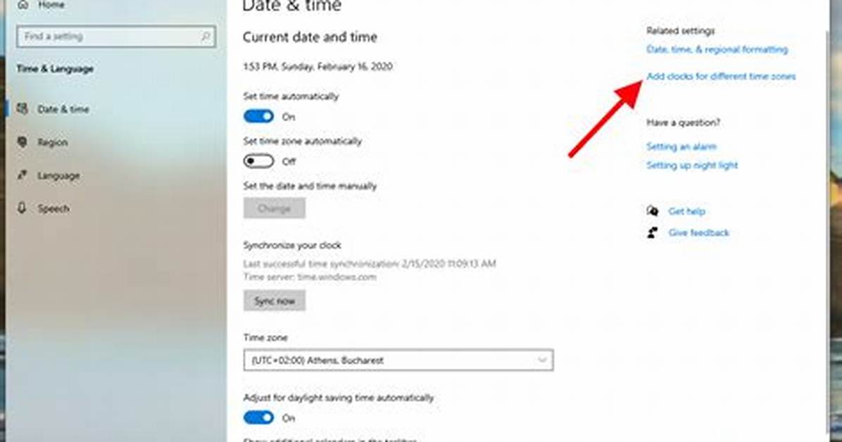 How to Change Date & Time Settings