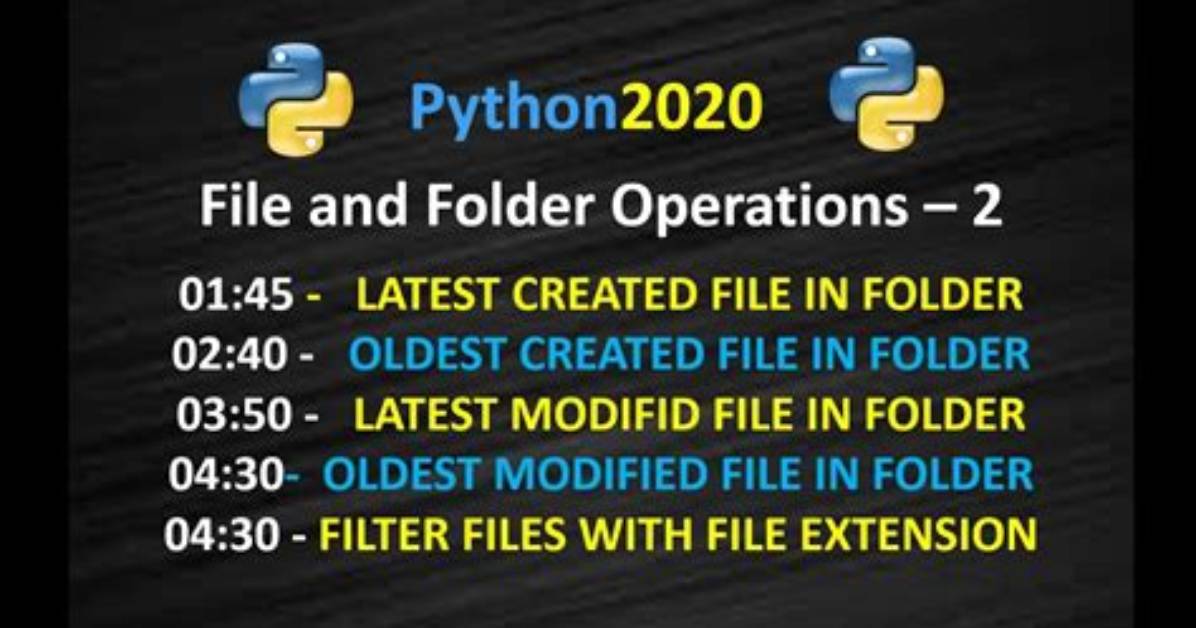 How to Change Folder Names in Python?