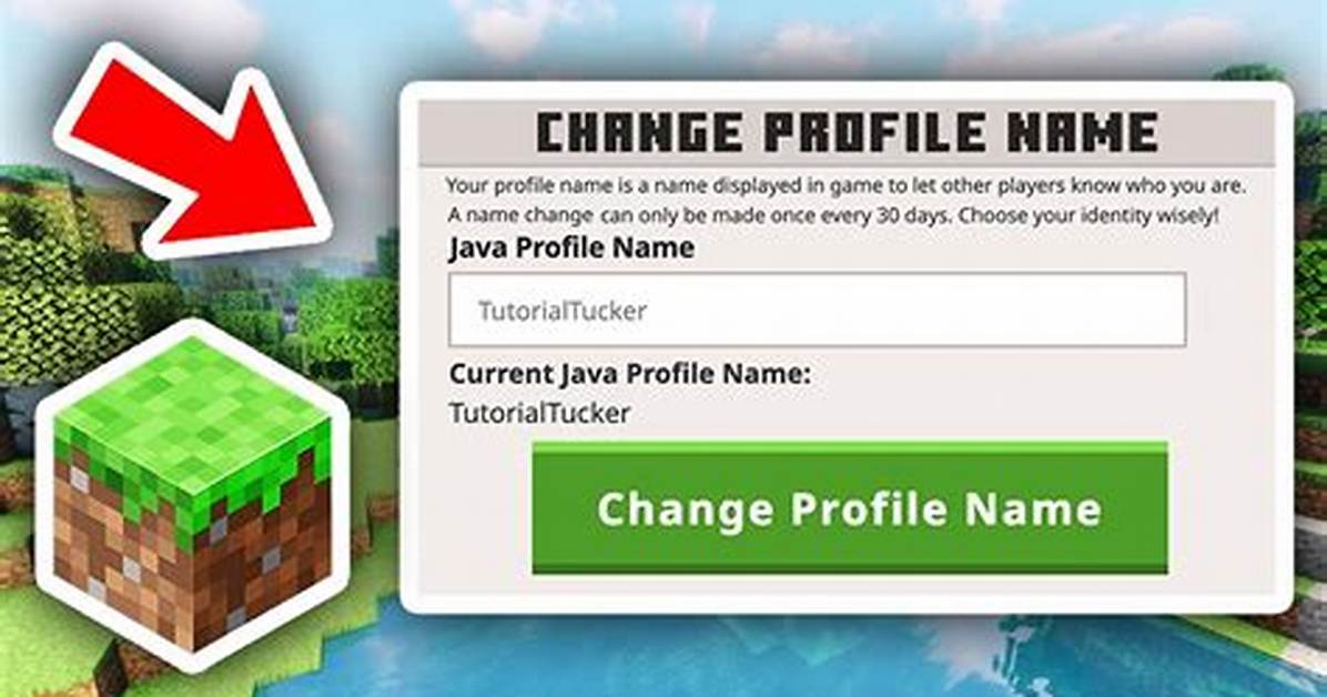 How to Change Minecraft Name