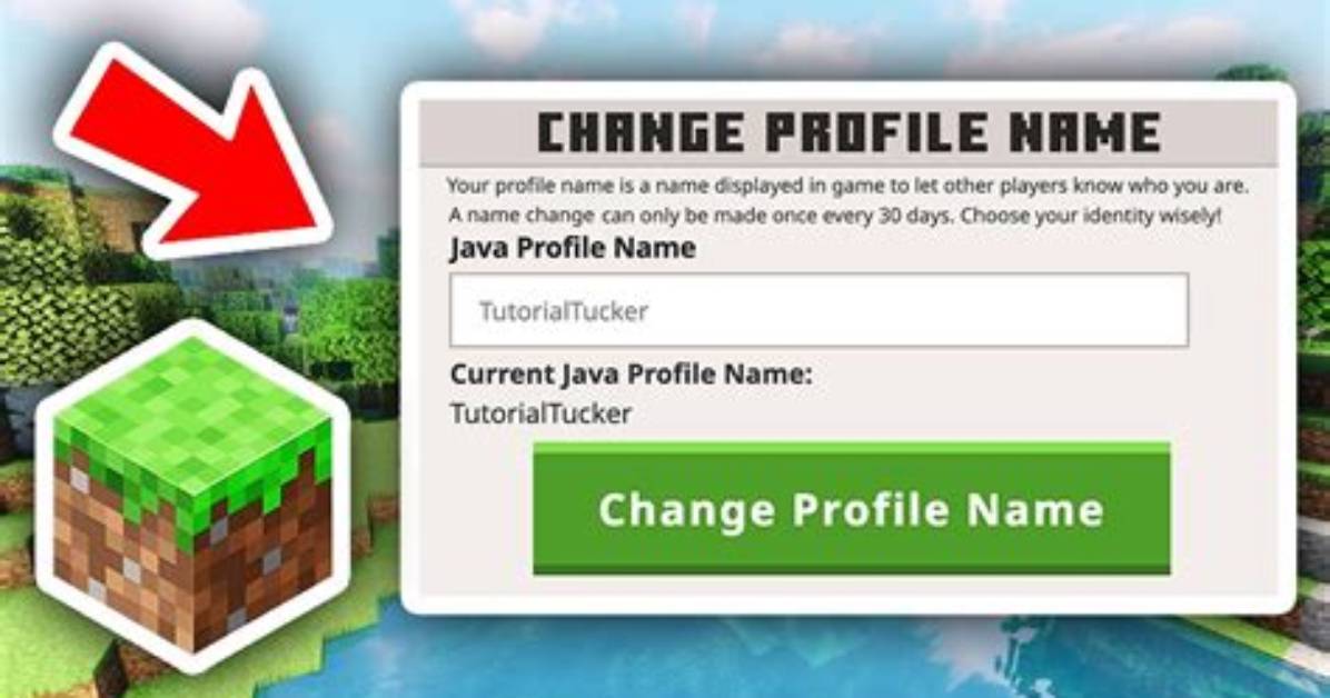 How to Change Name Minecraft