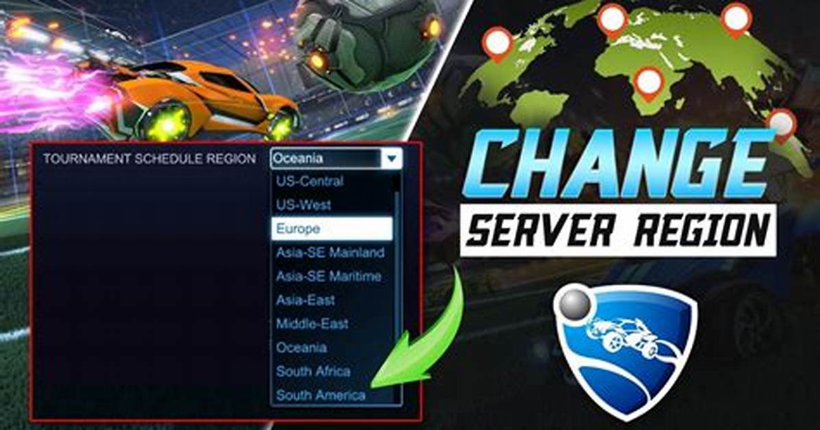 How to Change Rocket League Server