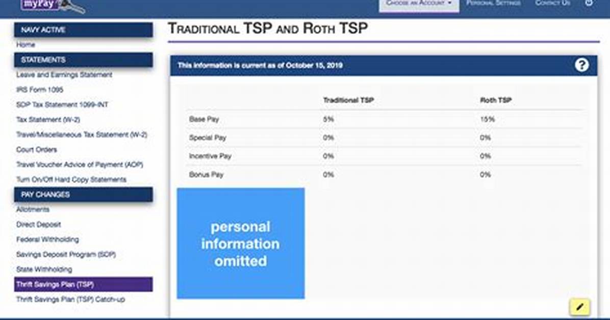 How to Change Tsp Contribution