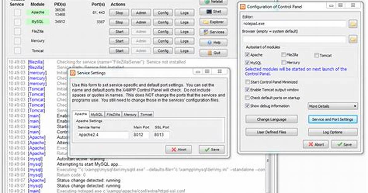 How to Change Xampp Apache Server Port?