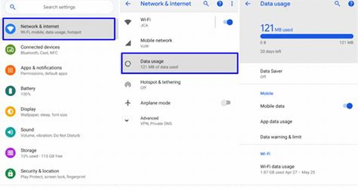 How to Check Data Usage Android?