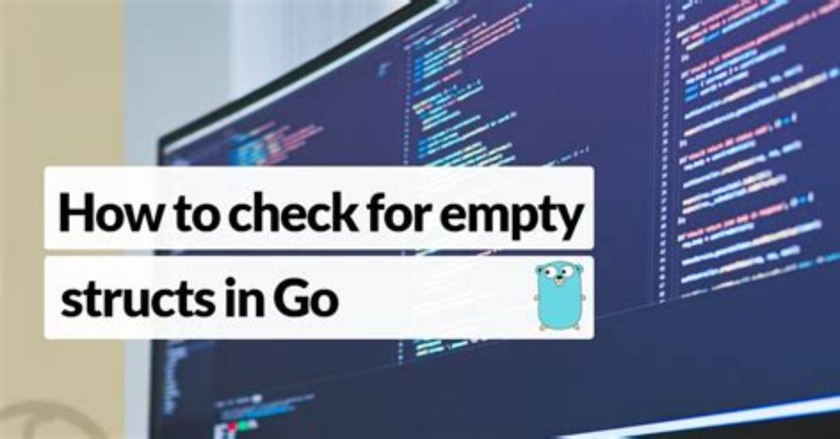 How to Check for an Empty Struct?