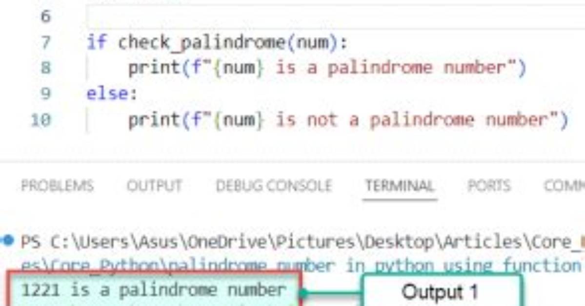 How to Check for Palindrome Using Python Logic