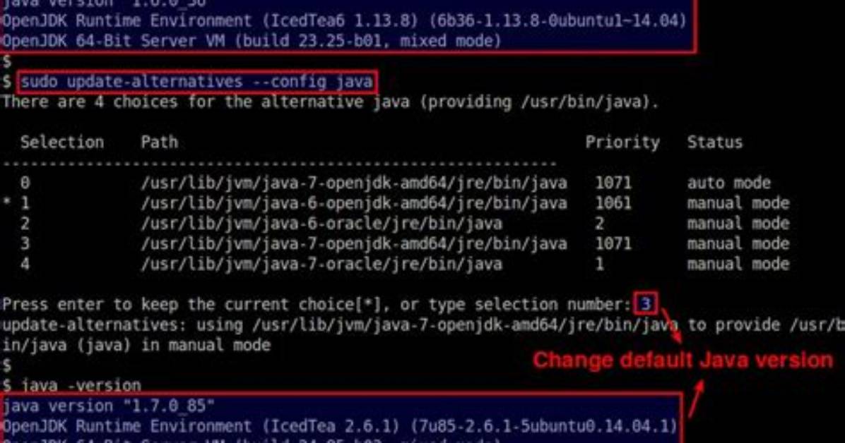 How to Check Java Version at Linux (Redhat6)