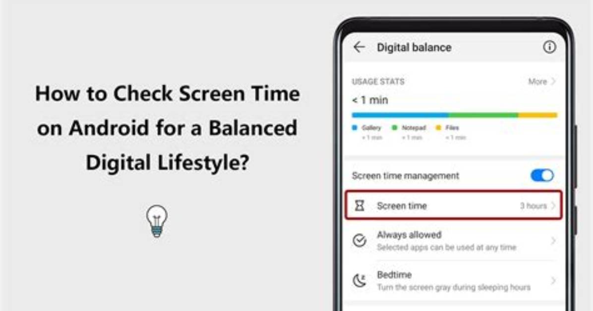 How to Check Screen Time on Android?