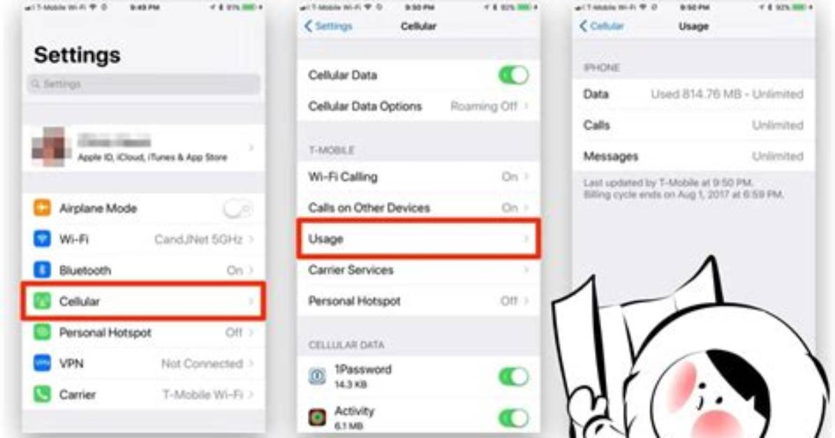 How to Check Usage on Iphone?