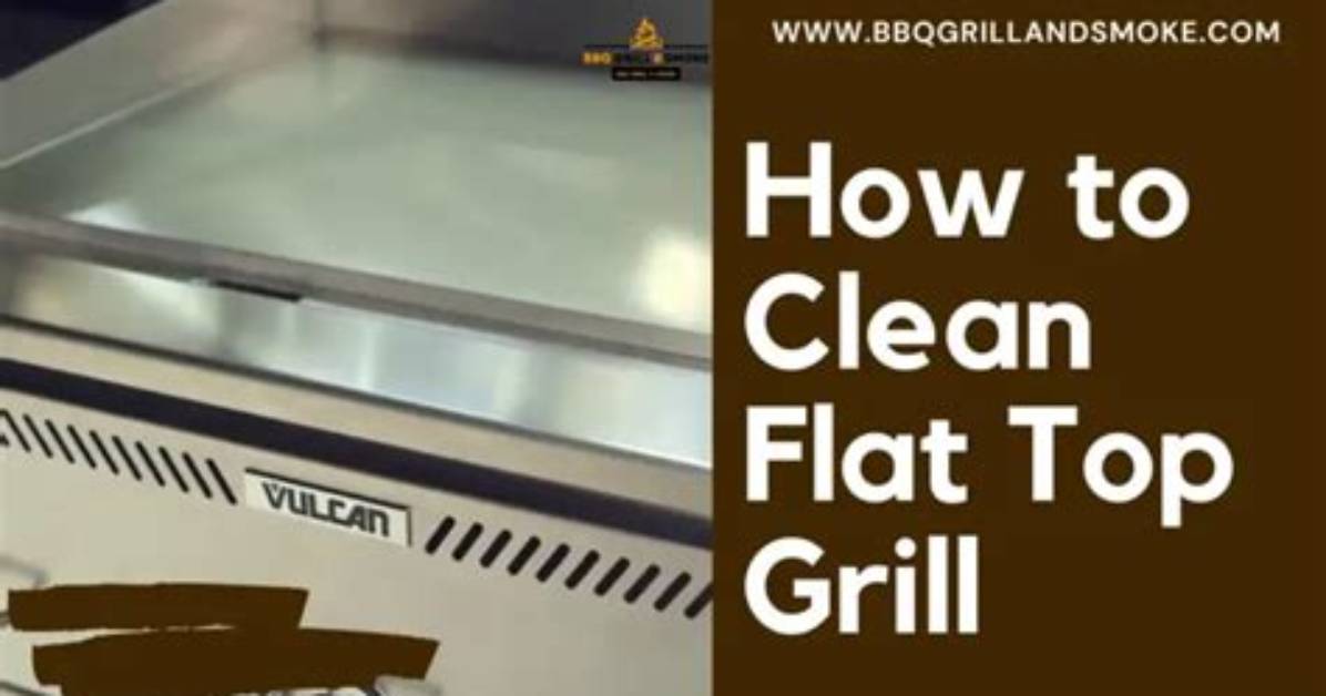 How to Clean a Flat Top?