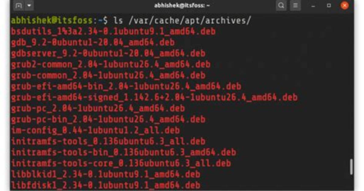 How to Clean /Var/Cache?