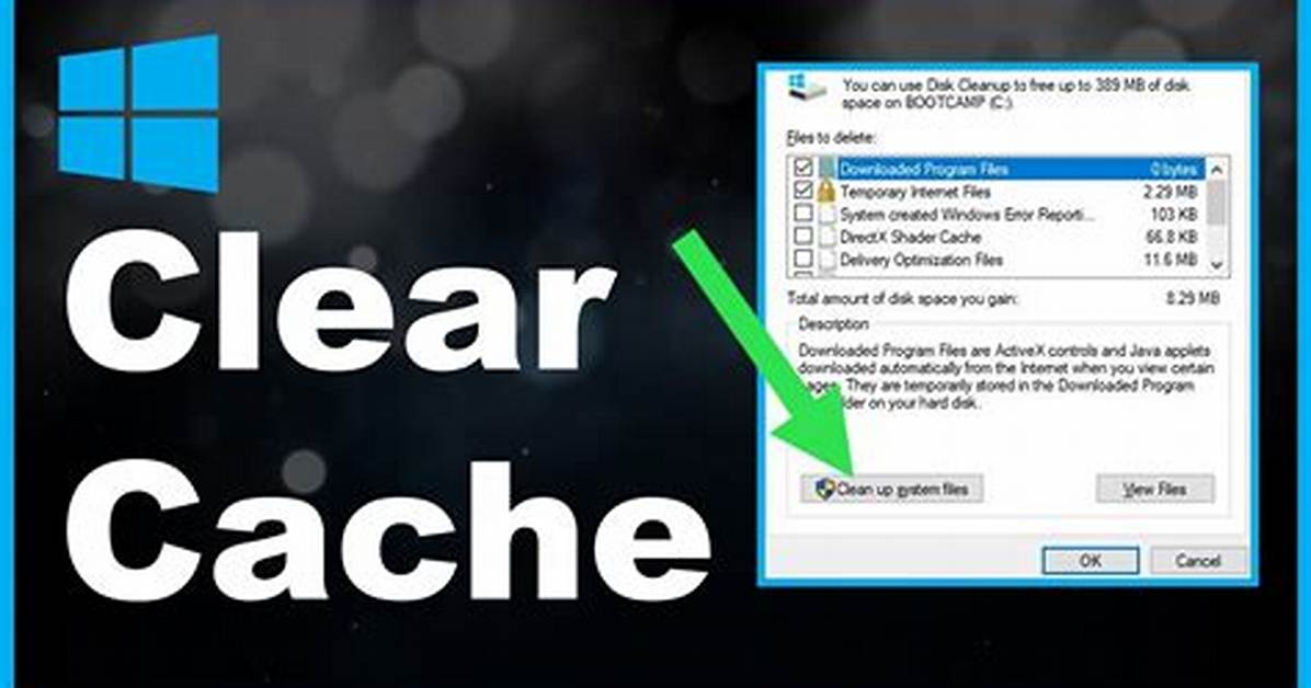 How to Clear Cache on Pc Windows 7?
