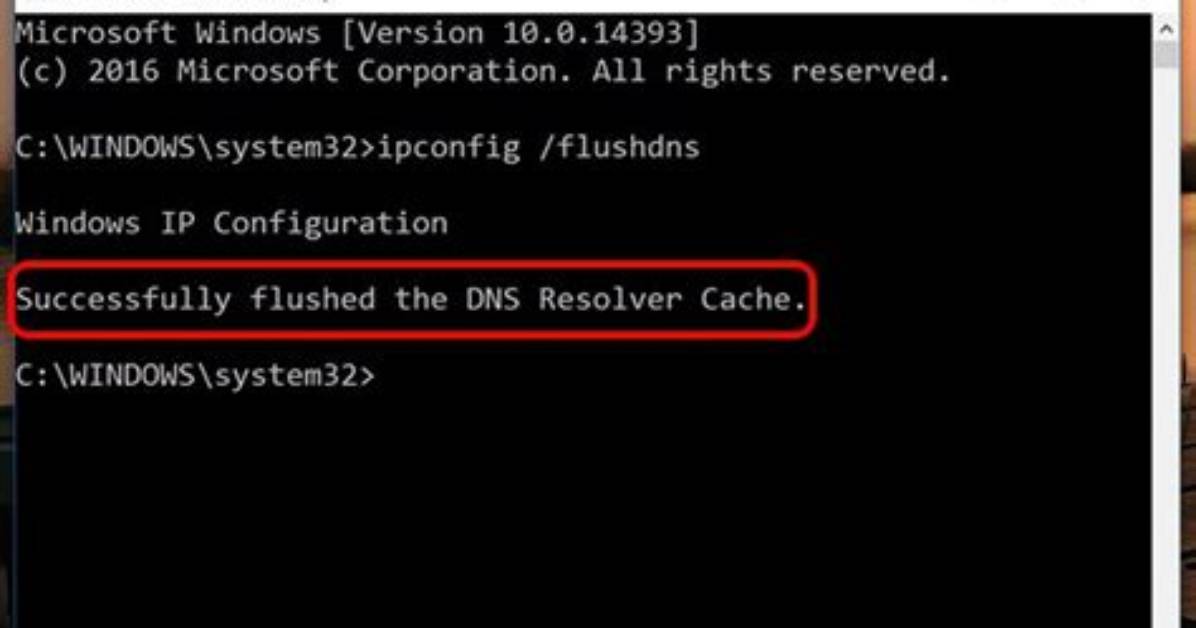 How to Clear Dns Cache Windows 10?