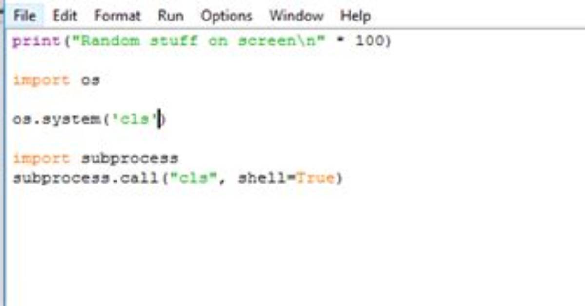 How to Clear the Screen in Python [Duplicate]