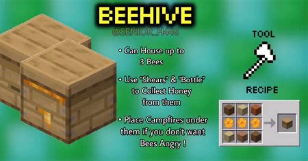 How to Collect Beehives in Minecraft