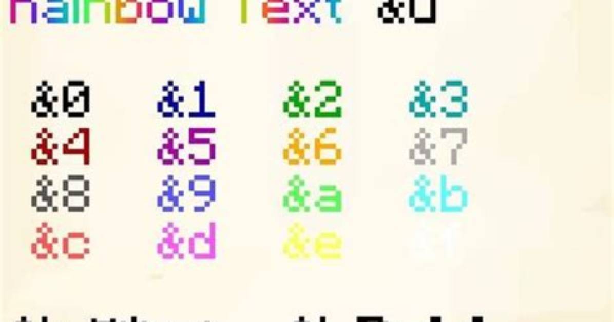 How to Color Code in Minecraft