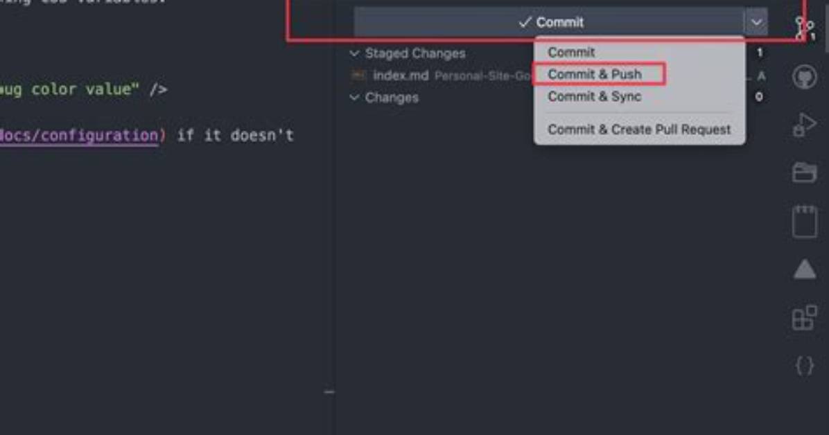 How to Commit Changes to Another Pre-Existent Branch