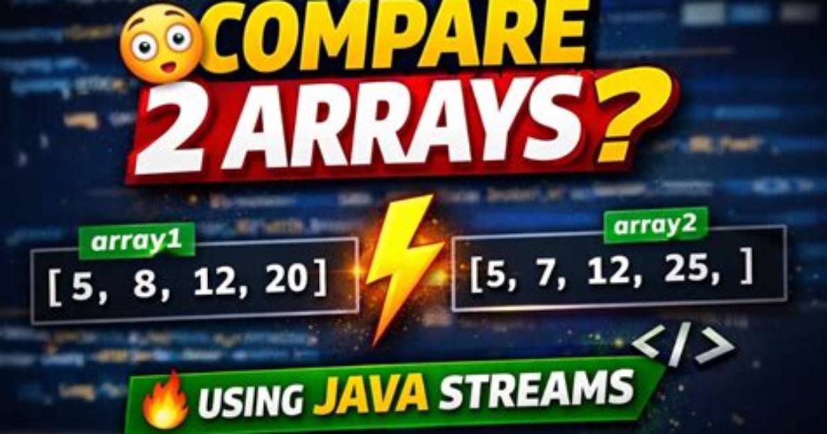 How to Compare Two Streams in Java 8