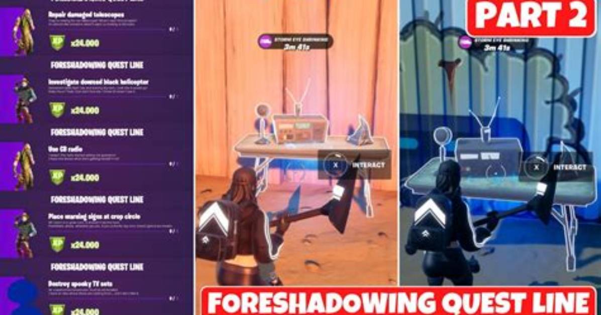How to Complete Foreshadowing Quest Line Challenges