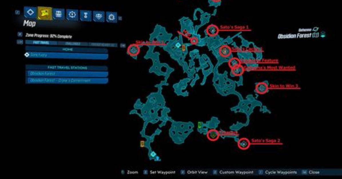 How to Complete Obsidian Forest Crew Challenges in Borderlands 3