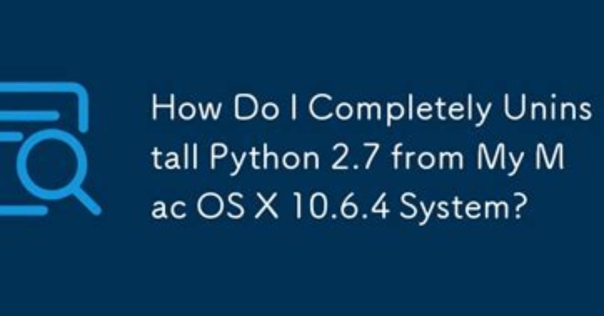How to Completely Uninstall Python 2.7.13 on Ubuntu 16.04