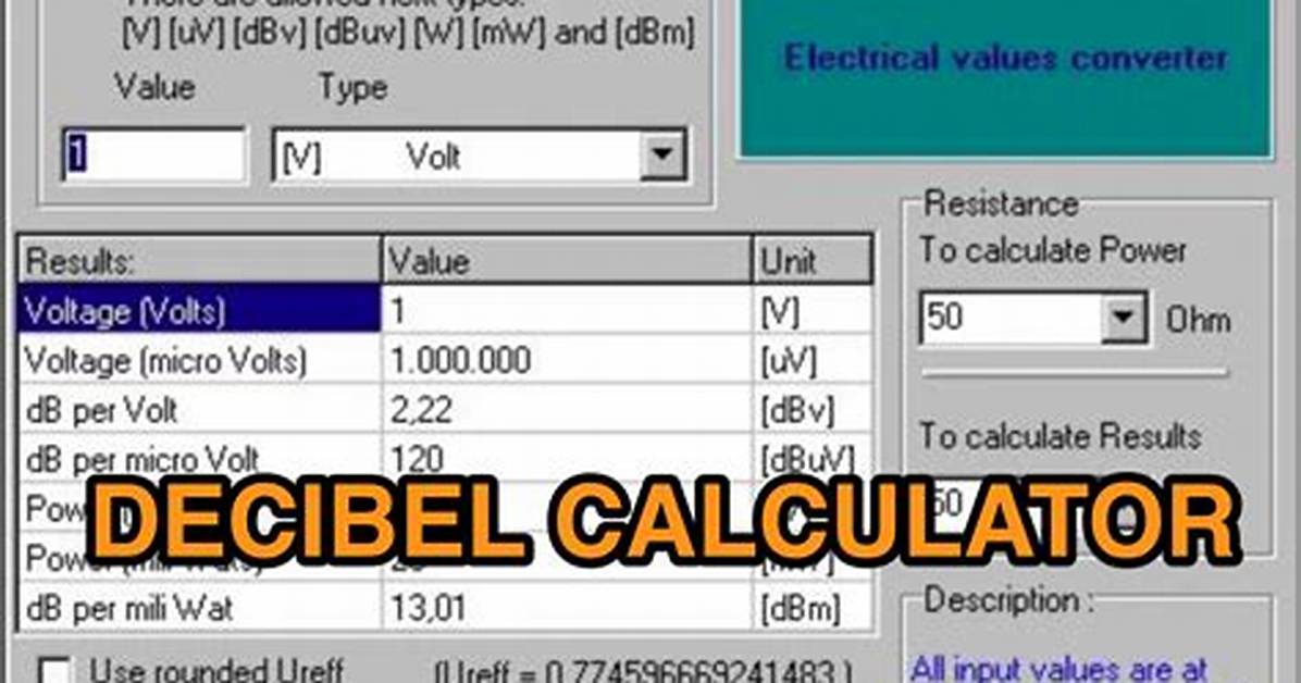 How to Convert Dbv to Dbm?