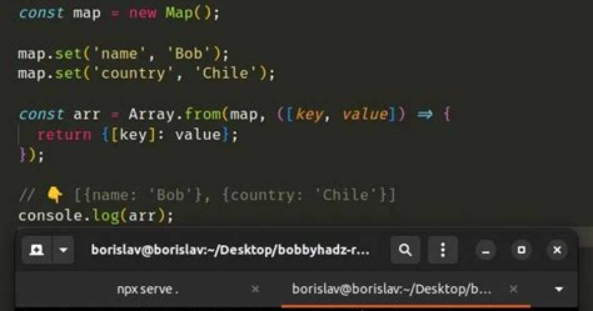 How to Convert Map to Array of Object?
