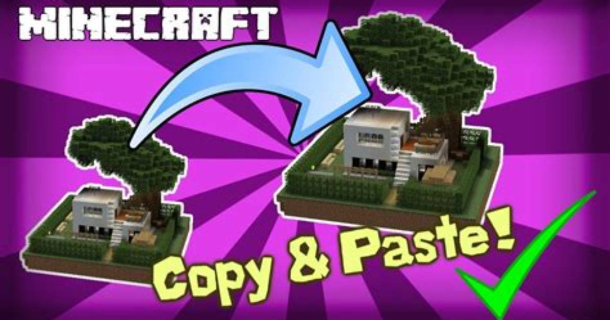How to Copy and Paste Minecraft Builds