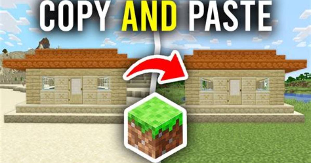 How to Copy Paste in Minecraft