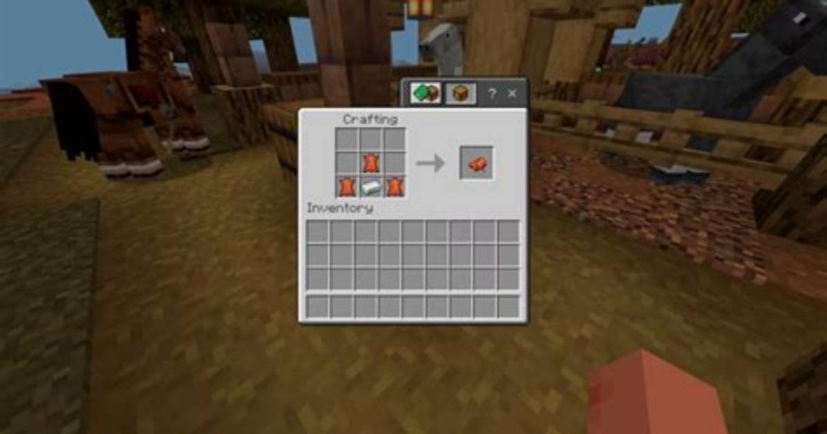 How to Craft a Minecraft Saddle