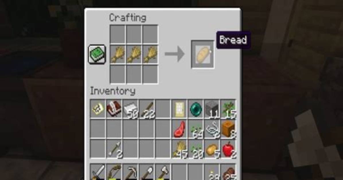 How to Craft Bread in Minecraft Ps4