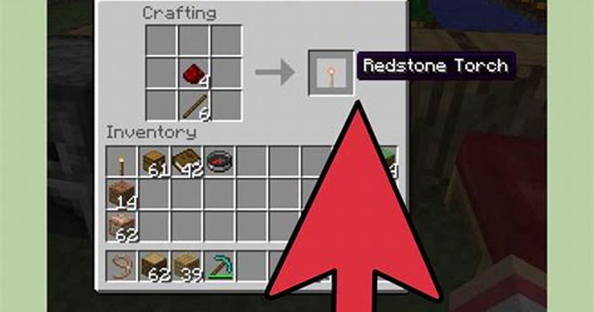 How to Craft Torch Minecraft
