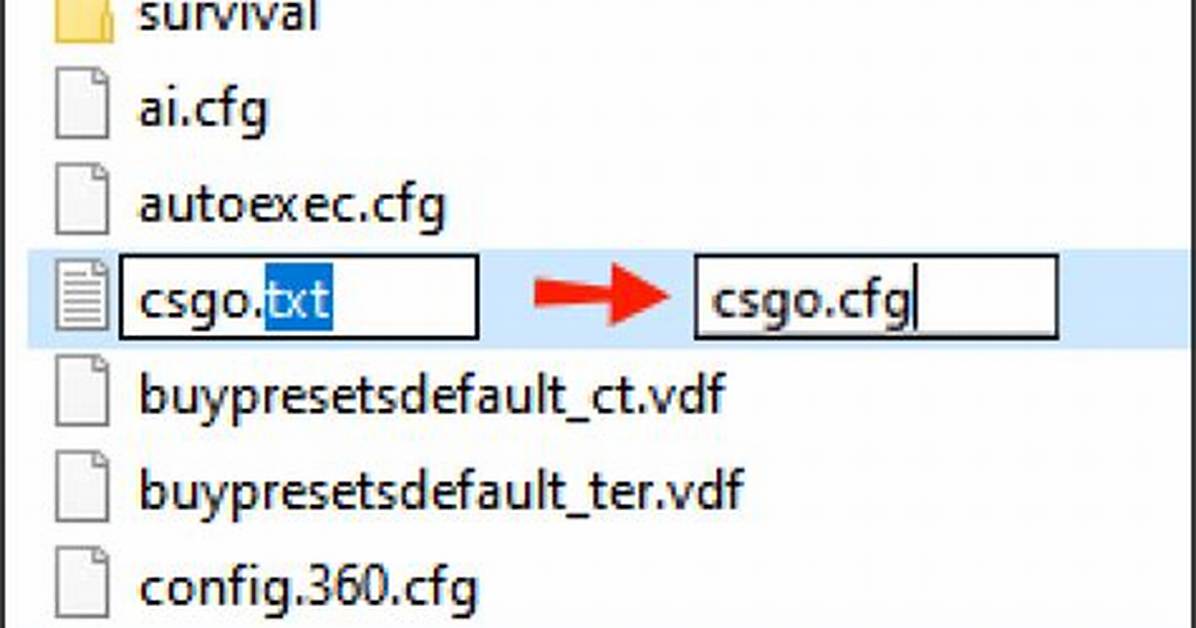 How to Create a Cfg File