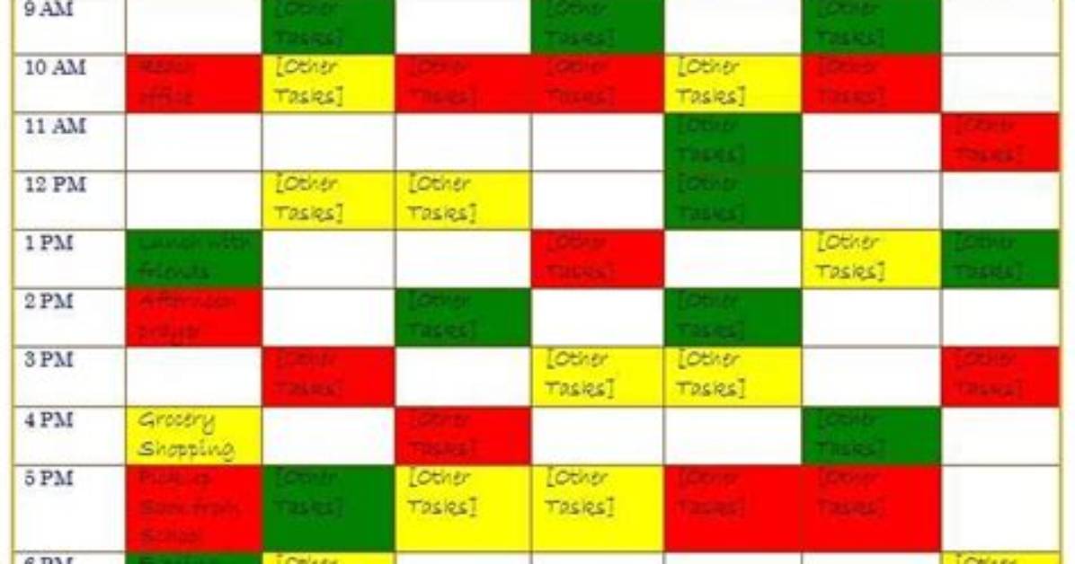 How to Create a Color Coded Calendar in Excel