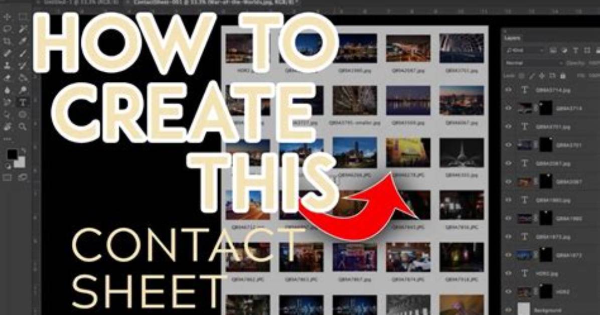 How to Create a Contact Sheet Without Photoshop