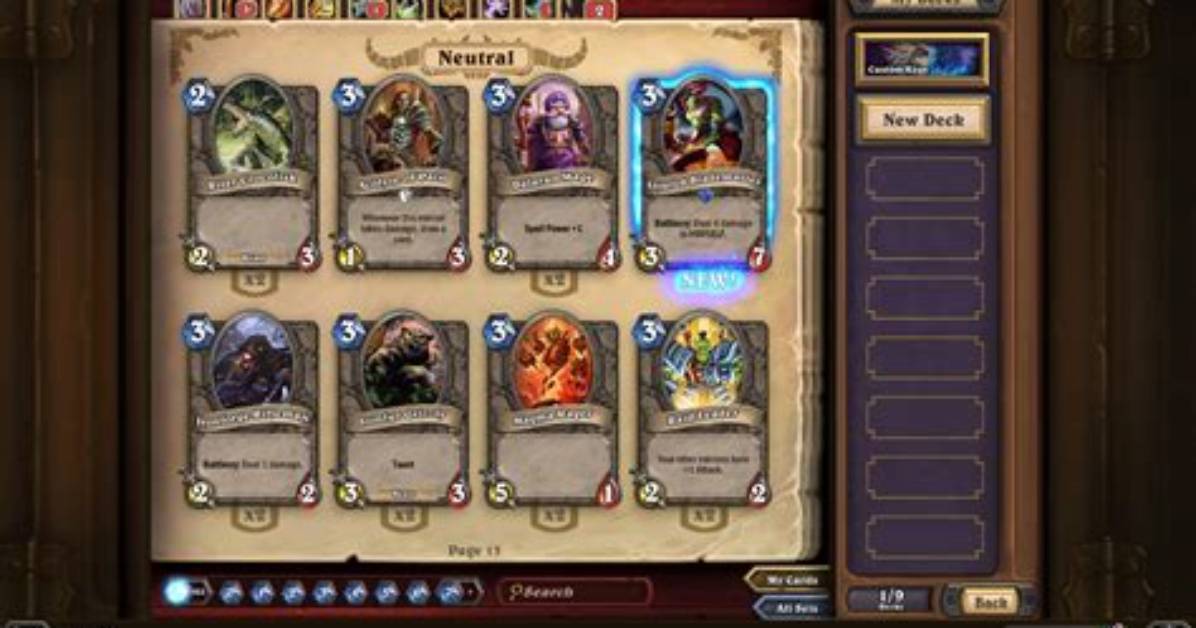 How to Create a Deck Hearthstone