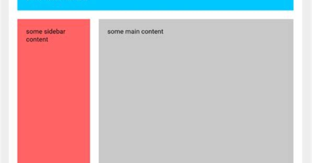 How to Create a Fixed Sidebar Layout with Bootstrap 4?