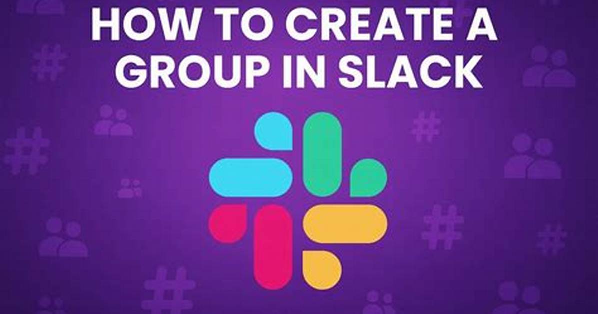 How to Create a Group in Slack