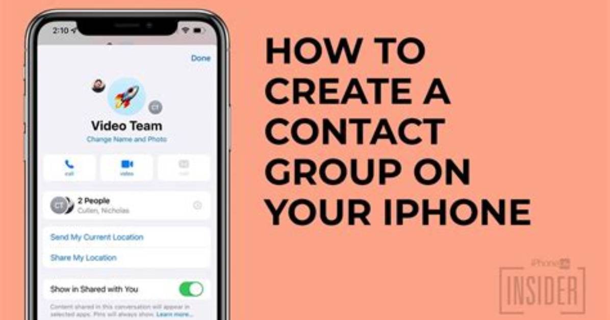 How to Create a Group on Iphone 7 Plus