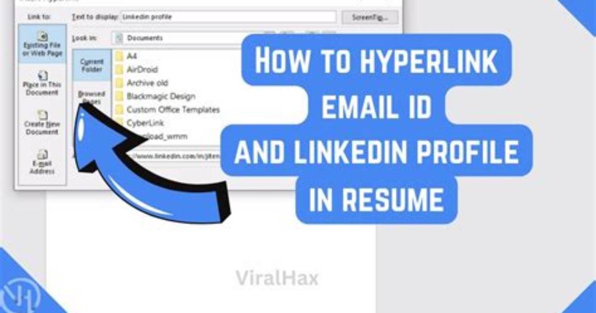 How to Create a Hyperlink in Linkedin Message
