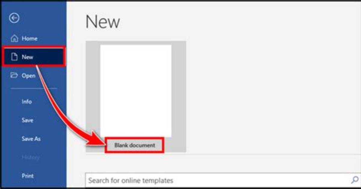 How to Create a New Blank Document on Word