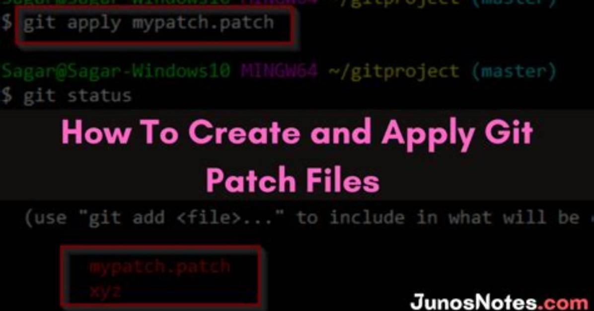 How to Create a Patch File