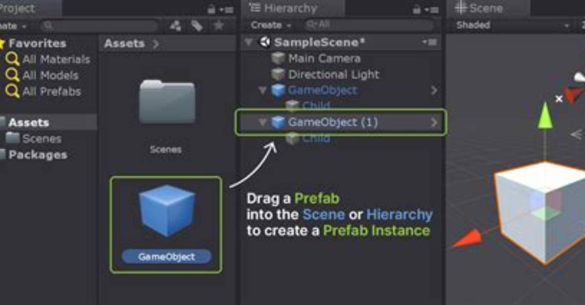 How to Create a Prefab Unity