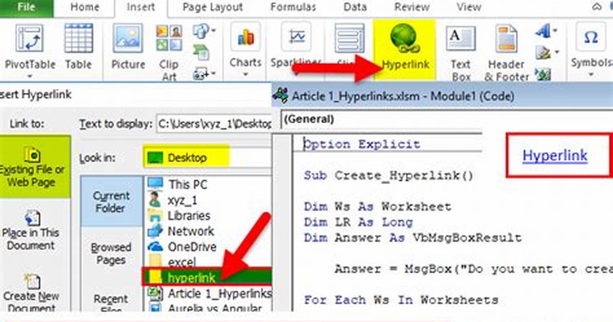 How to Create a Relative Hyperlink in Word 2016