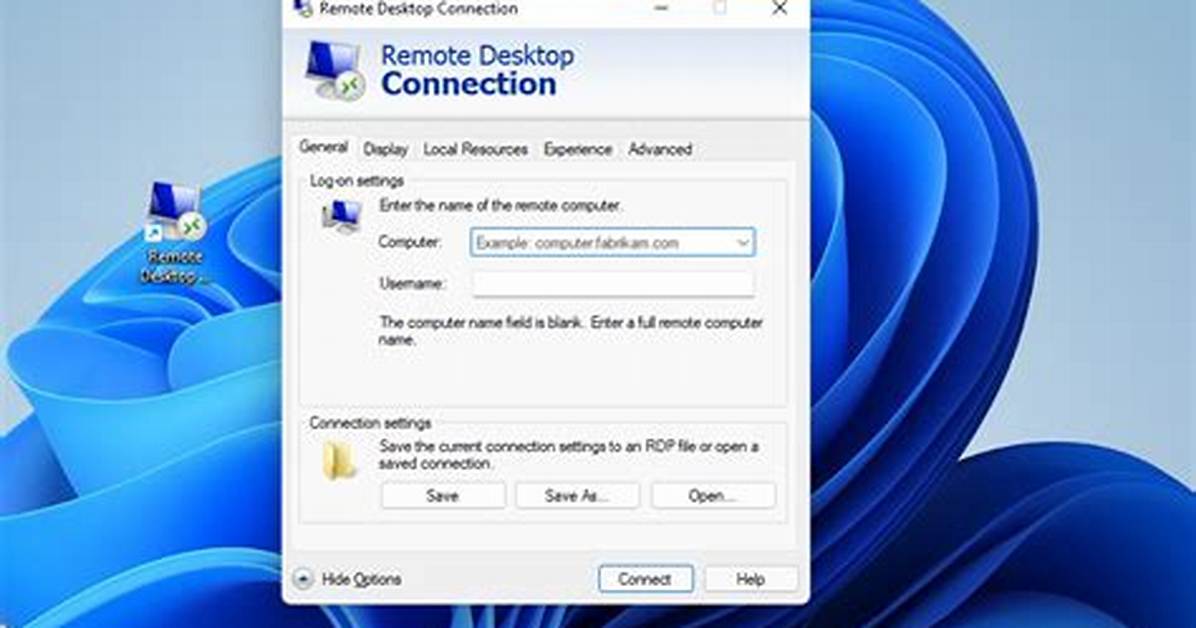 How to Create a Remote Desktop Connection Windows 8